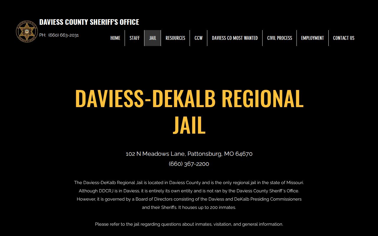 Regional jail governance source for Sullivan County 72-hour release records
